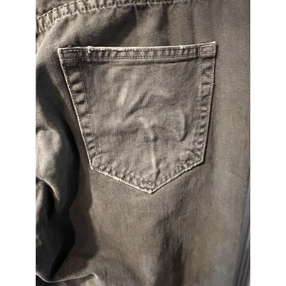 Free people x Sandrine Rose Jeans Womens sz 28 handmade Los Angeles Green - Picture 4 of 10